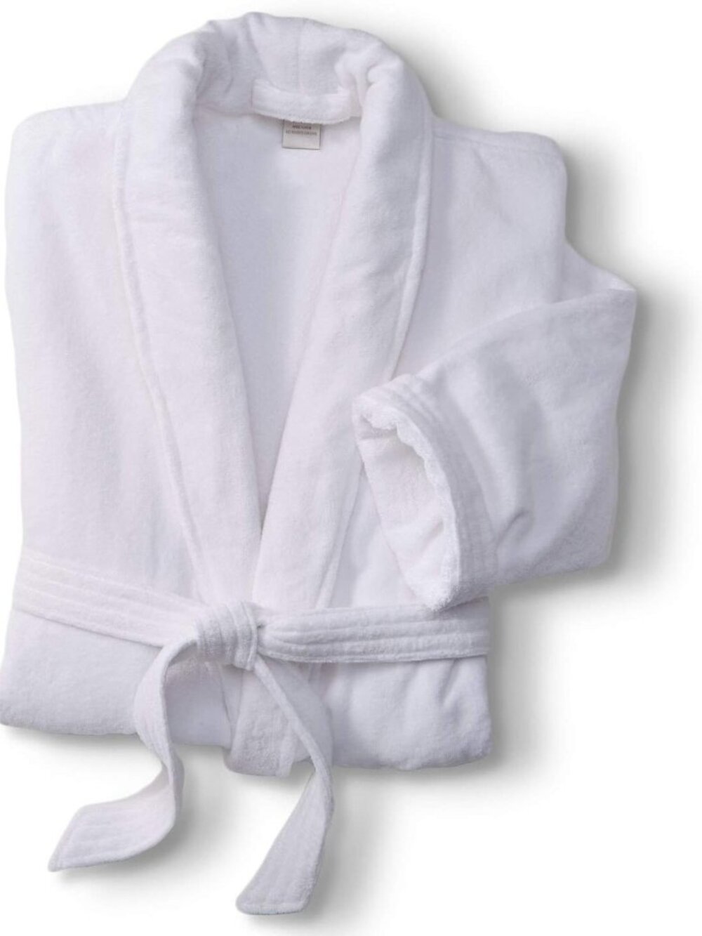 Luxury Cotton Terry Velour Bathrobe - Plush Spa Robe, Absorbent & Machine